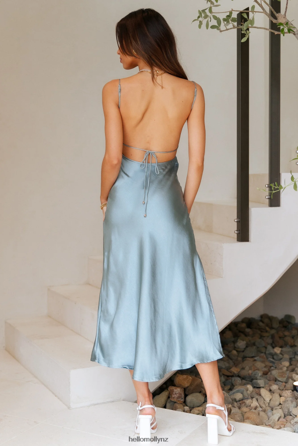 Hello Molly No Advice Midi Dress Blue PBN8863576 Clothing