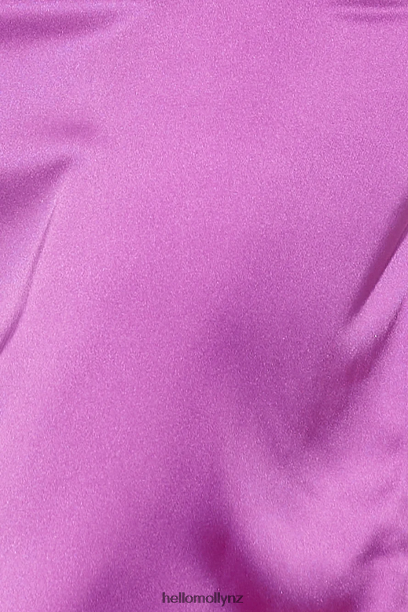 Hello Molly Palm Springs Midi Dress Dark Purple PBN8864427 Clothing