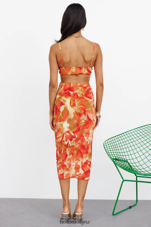 Hello Molly Passionate Hymns Midi Dress Brown PBN8865135 Clothing