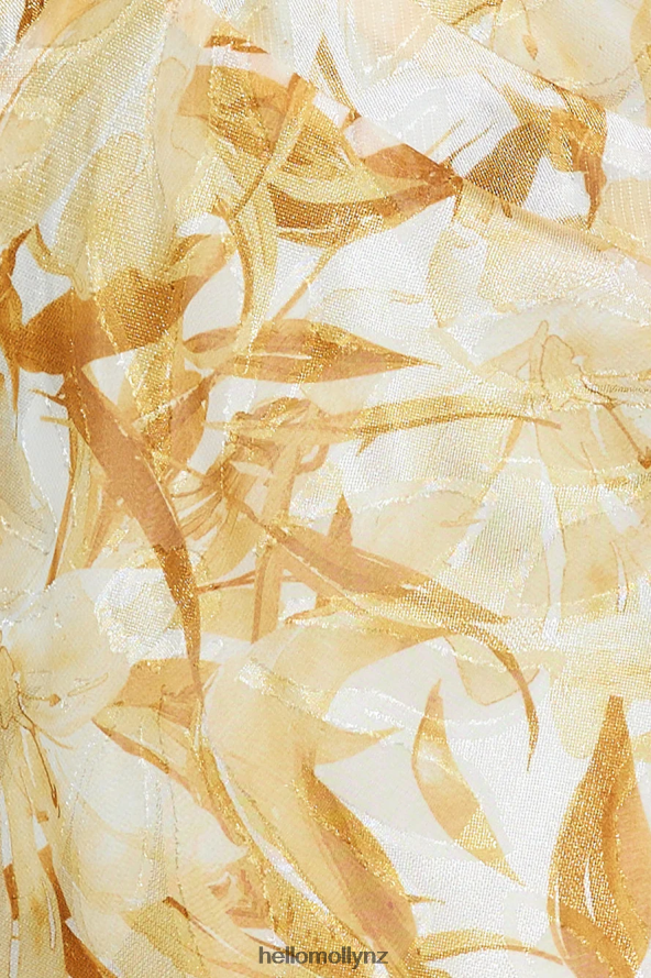 Hello Molly Poolside Event Midi Dress Yellow PBN8865066 Clothing