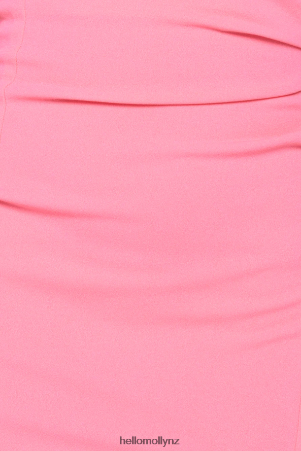 Hello Molly Quiet Dancer Midi Dress Pink PBN88667 Clothing