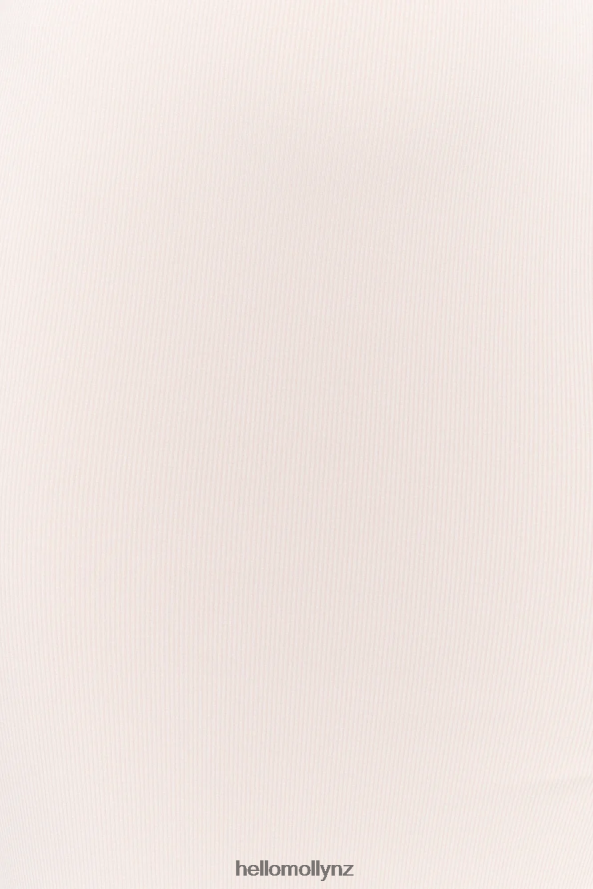 Hello Molly Rooftop Bars Ribbed Midi Dress Beige PBN8865299 Clothing