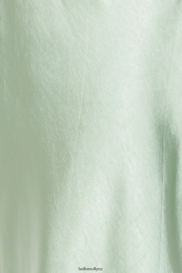 Hello Molly Satin Love Midi Dress Sage PBN8865091 Clothing
