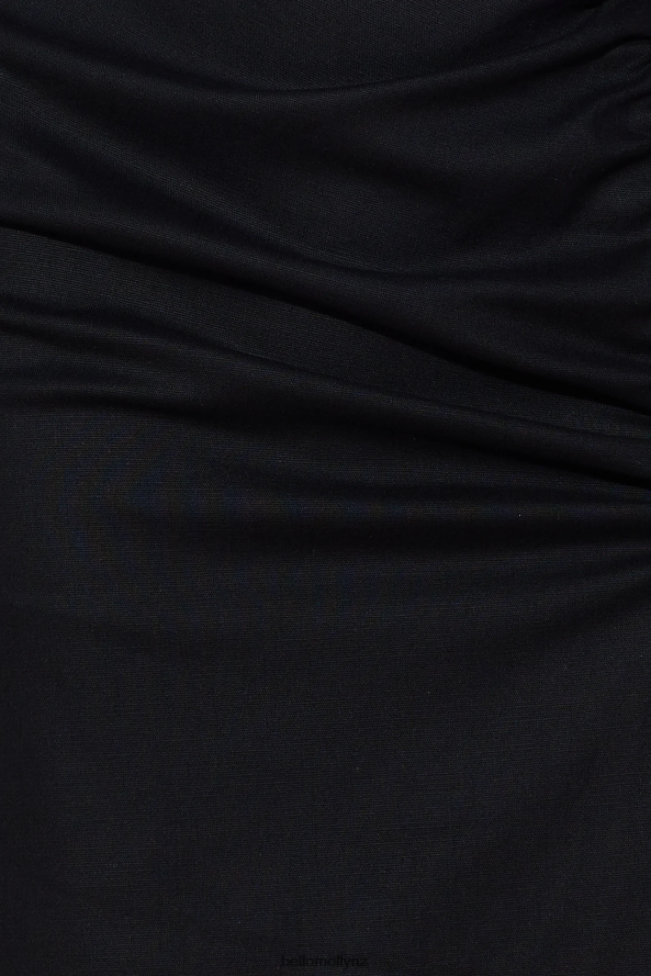 Hello Molly She's Edgy Midi Dress Black PBN8865267 Clothing