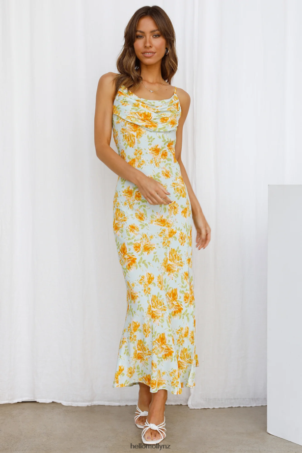 Hello Molly Sing To Me Midi Dress Yellow PBN8864648 Clothing