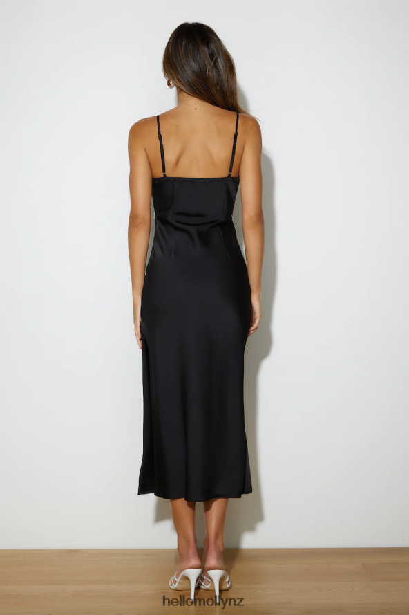 Hello Molly Sparkle By You Midi Dress Black PBN8861723 Clothing