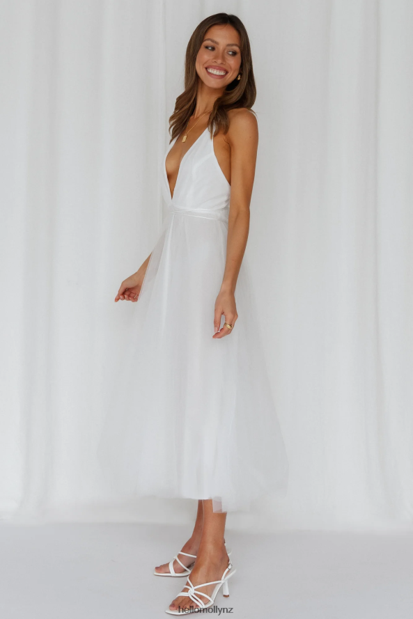 Hello Molly Summer Cinderella Midi Dress White PBN8863446 Clothing