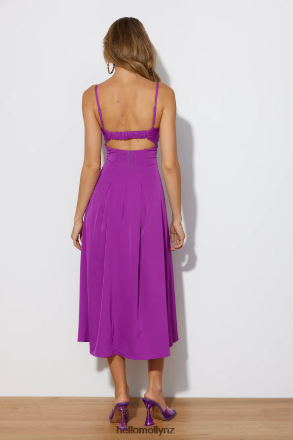 Hello Molly Sunniest Times Midi Dress Purple PBN8865270 Clothing