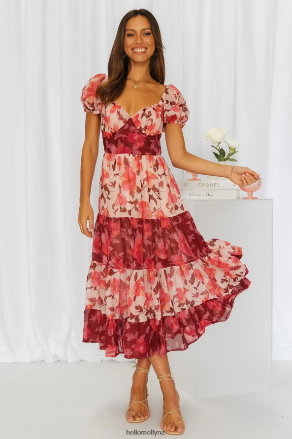 Hello Molly Sweet Views Midi Dress PBN8864126 Clothing