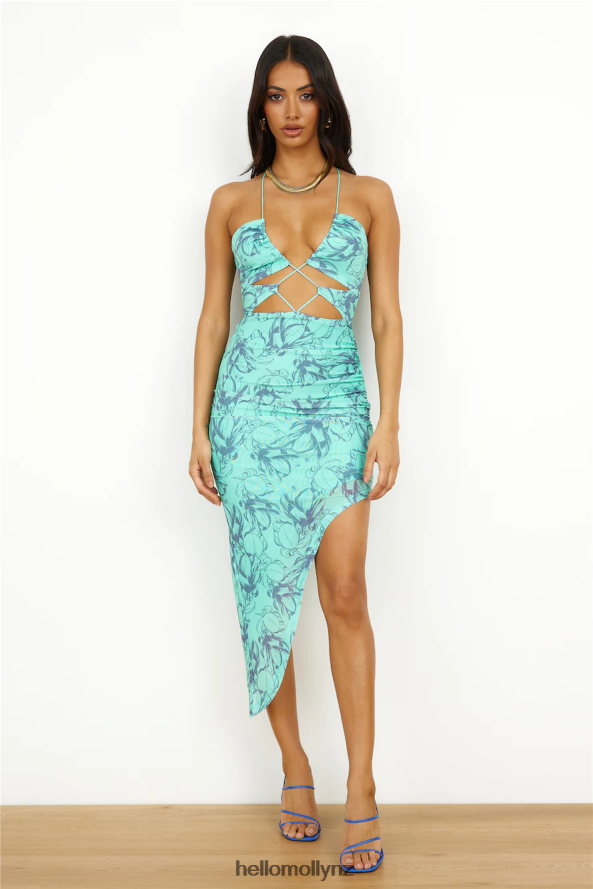 Hello Molly Switching Looks Midi Dress Green PBN8865221 Clothing