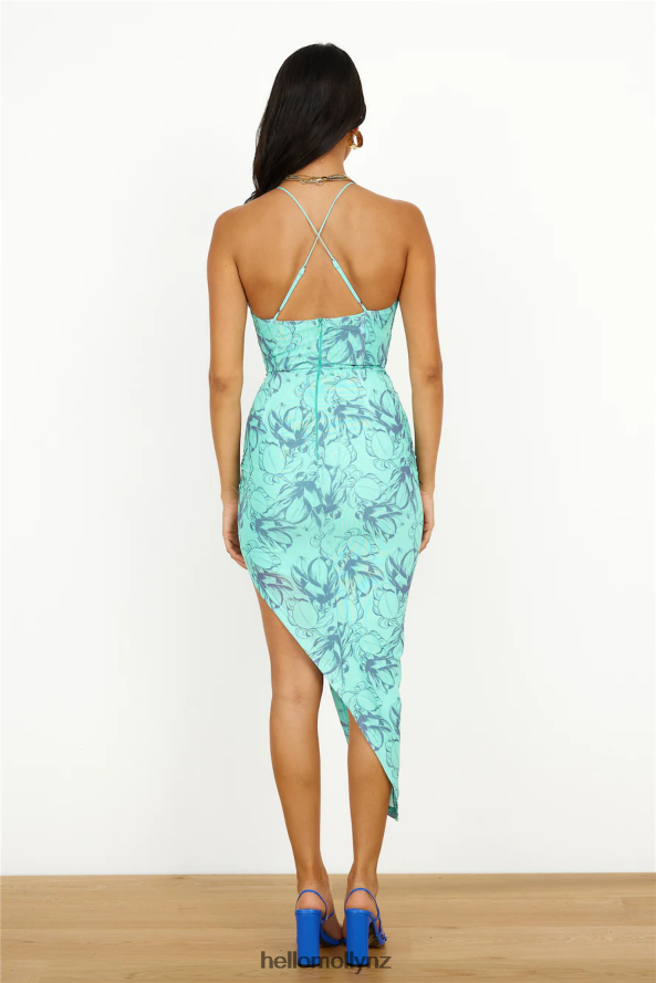 Hello Molly Switching Looks Midi Dress Green PBN8865221 Clothing