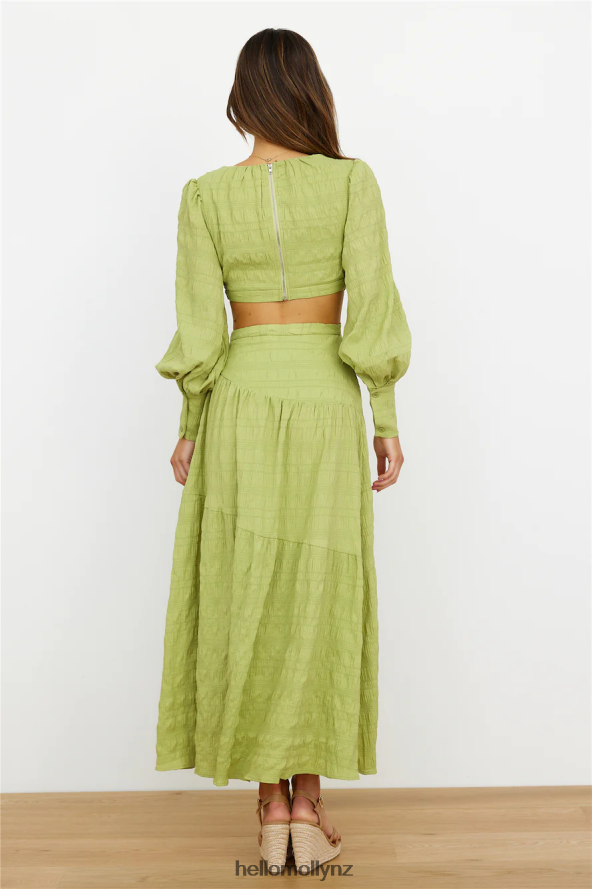 Hello Molly Talk Loud Midi Dress Olive PBN8864534 Clothing