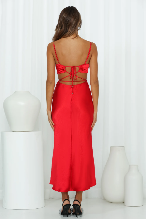 Hello Molly Thanks I Bought It Midi Dress Red PBN8864010 Clothing