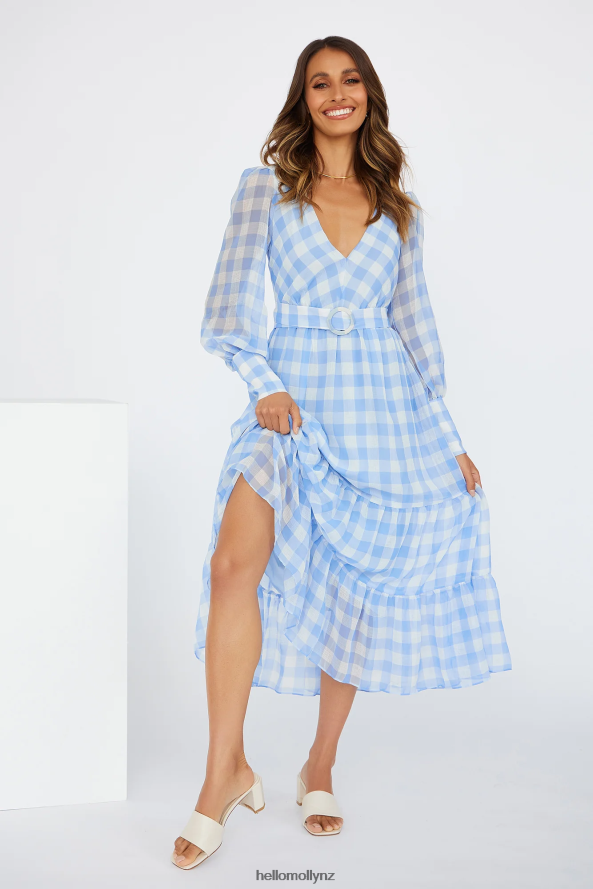 Hello Molly Time Of Fairytales Midi Dress Blue PBN8865004 Clothing