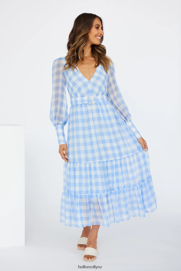 Hello Molly Time Of Fairytales Midi Dress Blue PBN8865004 Clothing