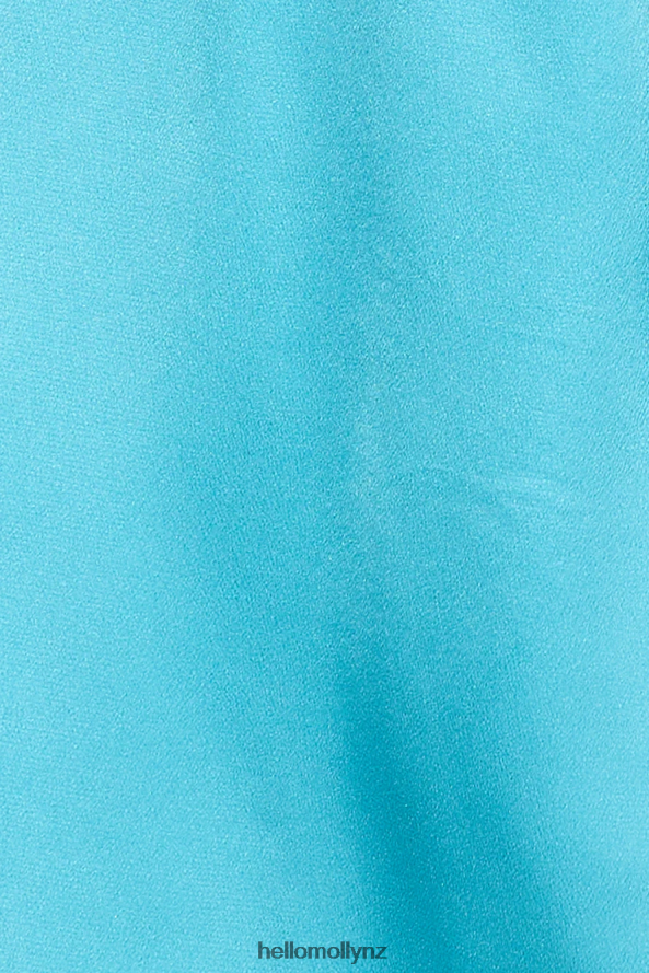 Hello Molly Tropical Times Midi Dress Aqua PBN8863095 Clothing