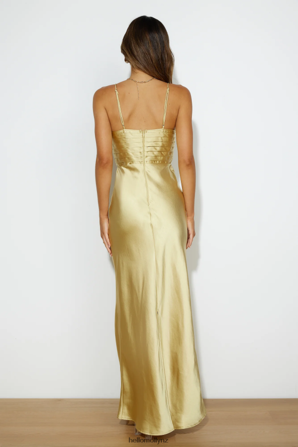 Hello Molly Wedding Dream Midi Dress Gold PBN8864716 Clothing