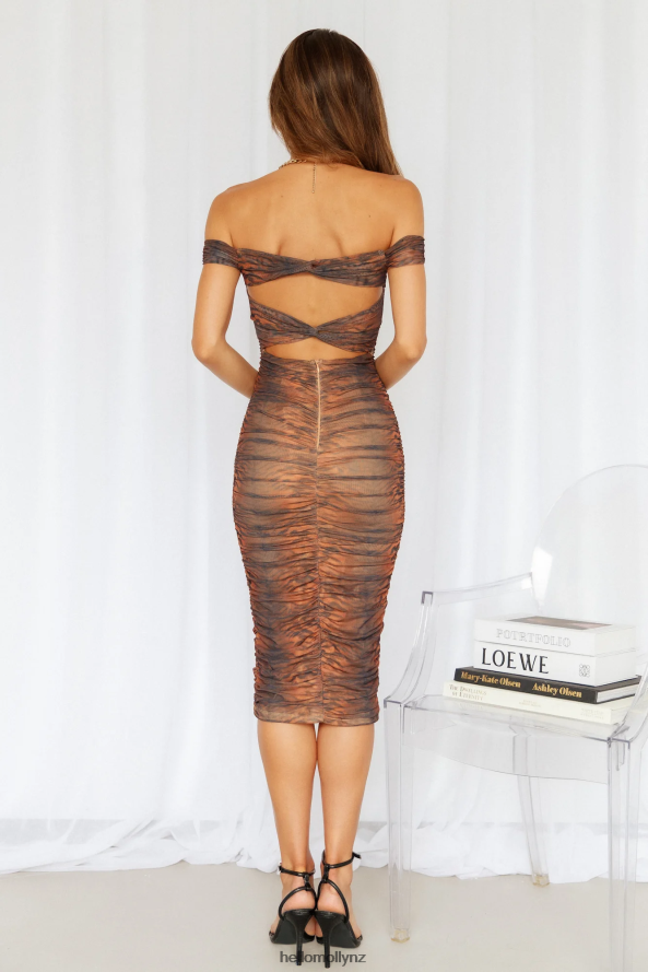 Hello Molly Wishing 4U Midi Dress PBN8864877 Clothing