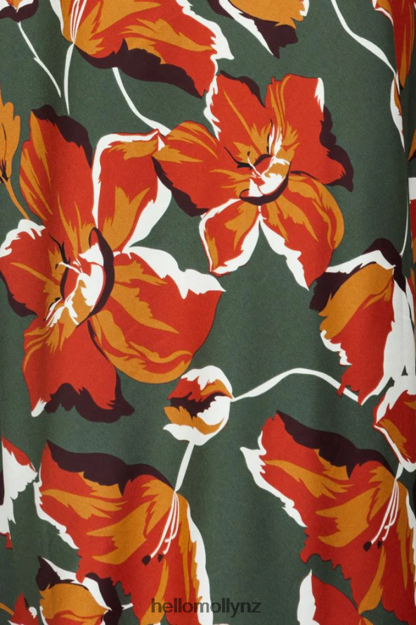 Hello Molly You Are My World Midi Dress Green PBN8863852 Clothing