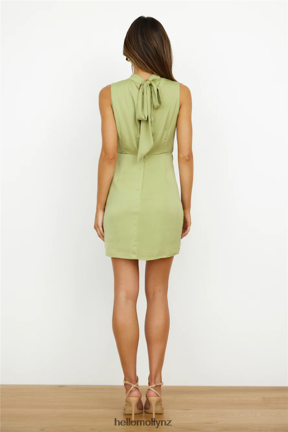 Hello Molly After Party 'Fit Mini Dress Green PBN886943 Clothing