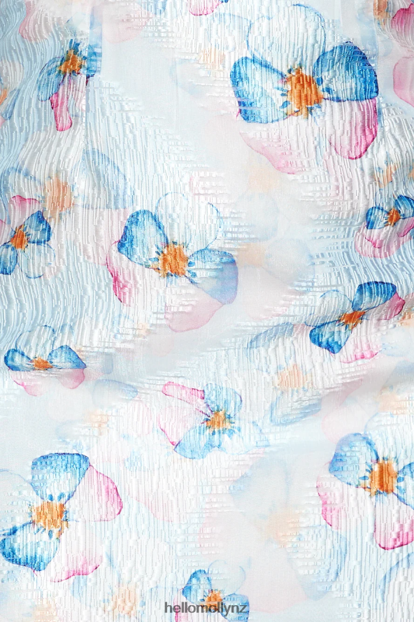 Hello Molly All The Vibes Mini Dress Blue PBN8863053 Clothing