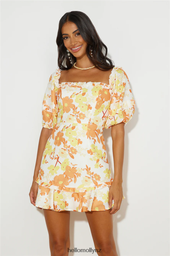 Hello Molly Brunching Mood Mini Dress Orange PBN8862057 Clothing