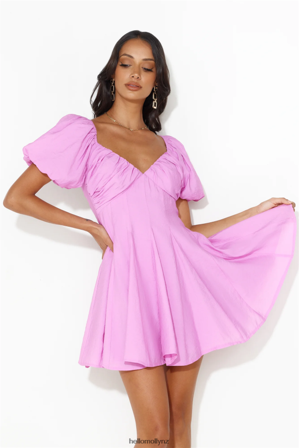 Hello Molly Can We Dream Mini Dress Pink PBN8862045 Clothing