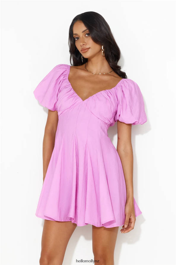 Hello Molly Can We Dream Mini Dress Pink PBN8862045 Clothing