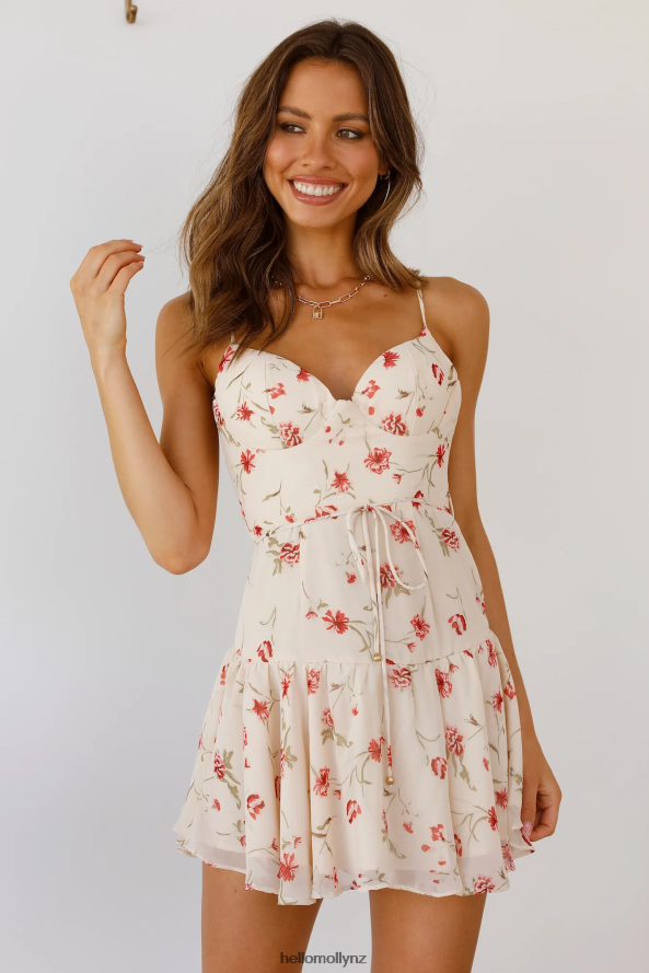 Hello Molly Carrina Dress Beige PBN8861851 Clothing