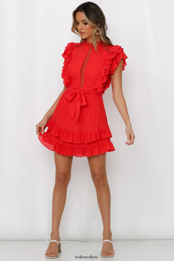 Hello Molly Carry Me On Dress Red PBN886752 Clothing