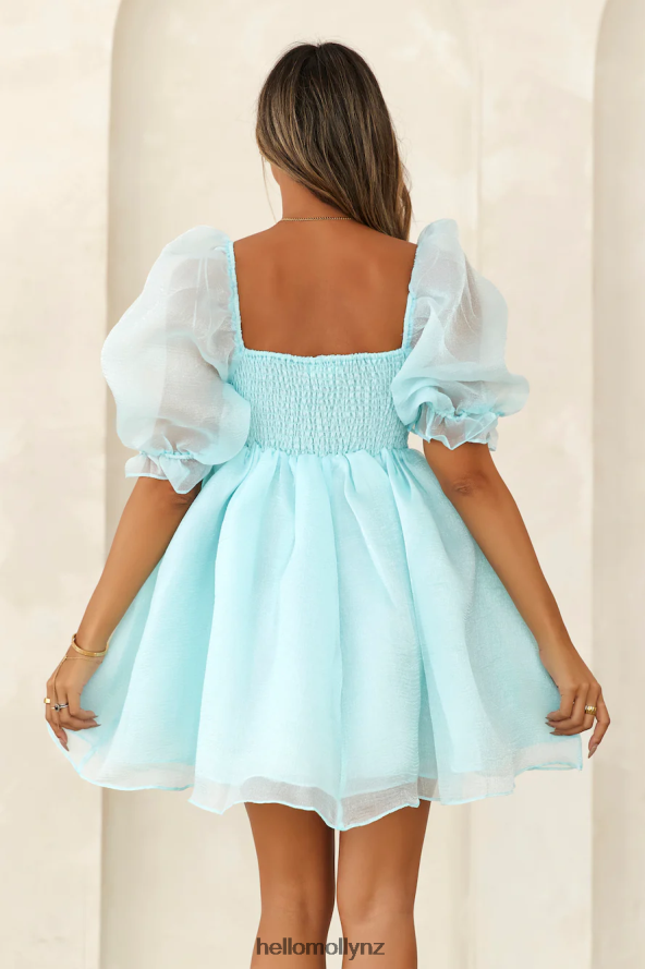 Hello Molly Castle On The Hill Mini Dress Blue PBN8862590 Clothing