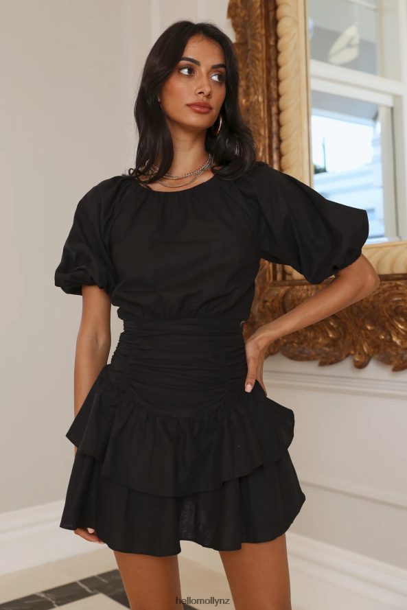 Hello Molly Emerald Eyes Dress Black PBN886380 Clothing