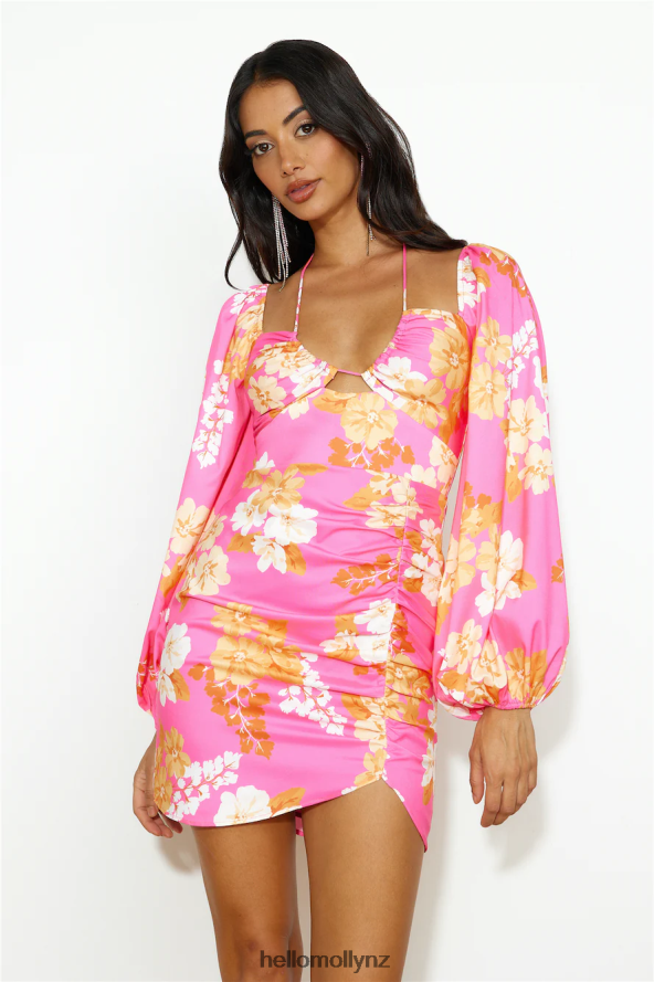 Hello Molly Fresh Season Mini Dress Pink PBN8863123 Clothing