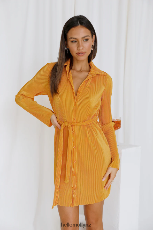 Hello Molly Freshest Set Dress Golden PBN8862268 Clothing