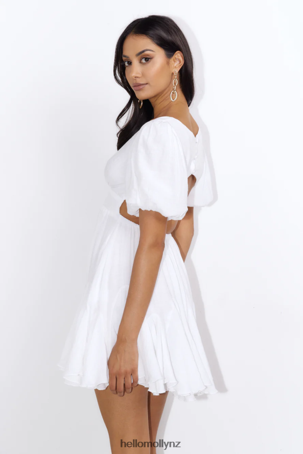Hello Molly Getaway Love Mini Dress White PBN8862287 Clothing