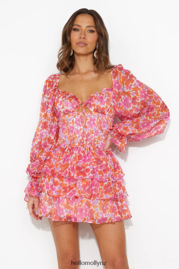 Hello Molly Girly Fun Mini Dress Pink PBN8862808 Clothing