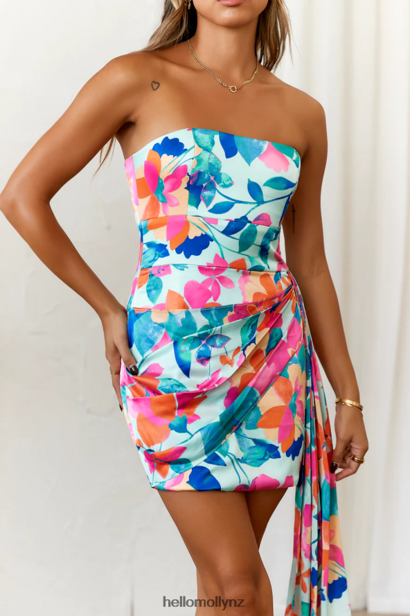 Hello Molly Happiness Strapless Mini Dress Mint PBN8861476 Clothing