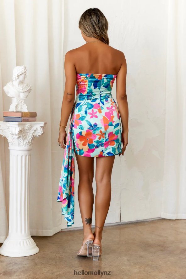 Hello Molly Happiness Strapless Mini Dress Mint PBN8861476 Clothing