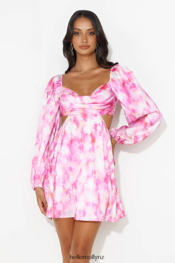 Hello Molly Highlight Love Mini Dress Pink PBN8862802 Clothing