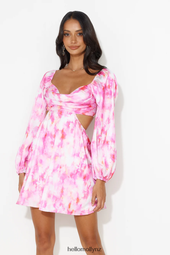 Hello Molly Highlight Love Mini Dress Pink PBN8862802 Clothing