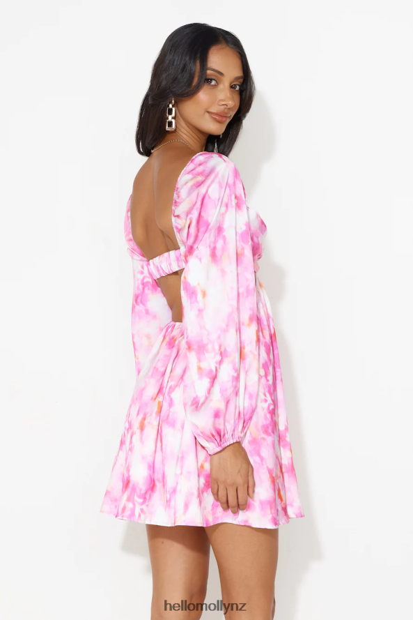 Hello Molly Highlight Love Mini Dress Pink PBN8862802 Clothing