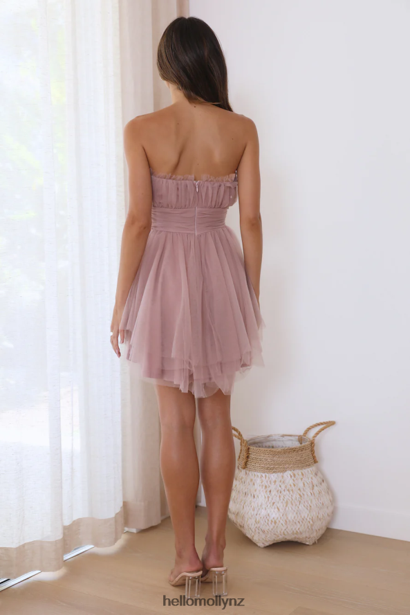 Hello Molly Hollywood Lights Tulle Mini Dress Blush PBN8862211 Clothing