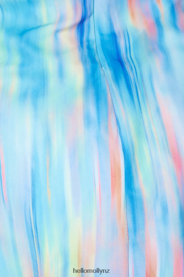 Hello Molly Hot Like Lava Mini Dress Blue PBN886959 Clothing