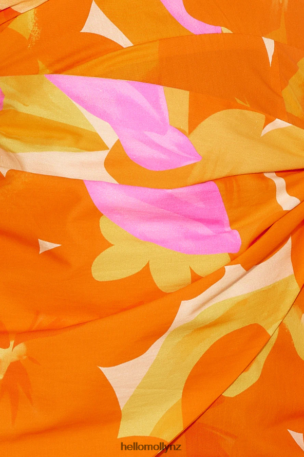 Hello Molly Hottest Shade Mini Dress Orange PBN8861204 Clothing