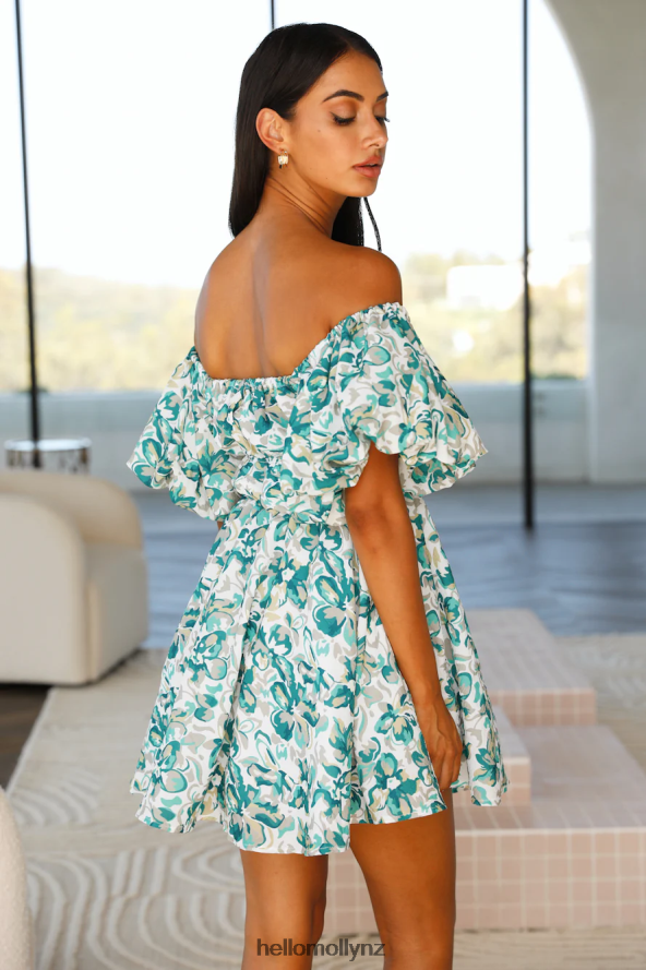 Hello Molly I Wanna Know Dress Green PBN8861114 Clothing