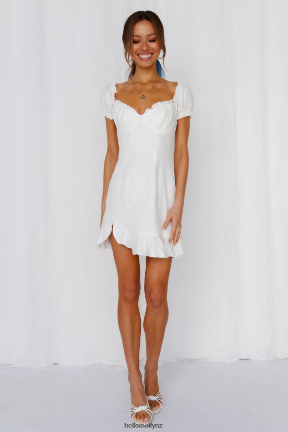 Hello Molly Im All I Need Dress White PBN886374 Clothing