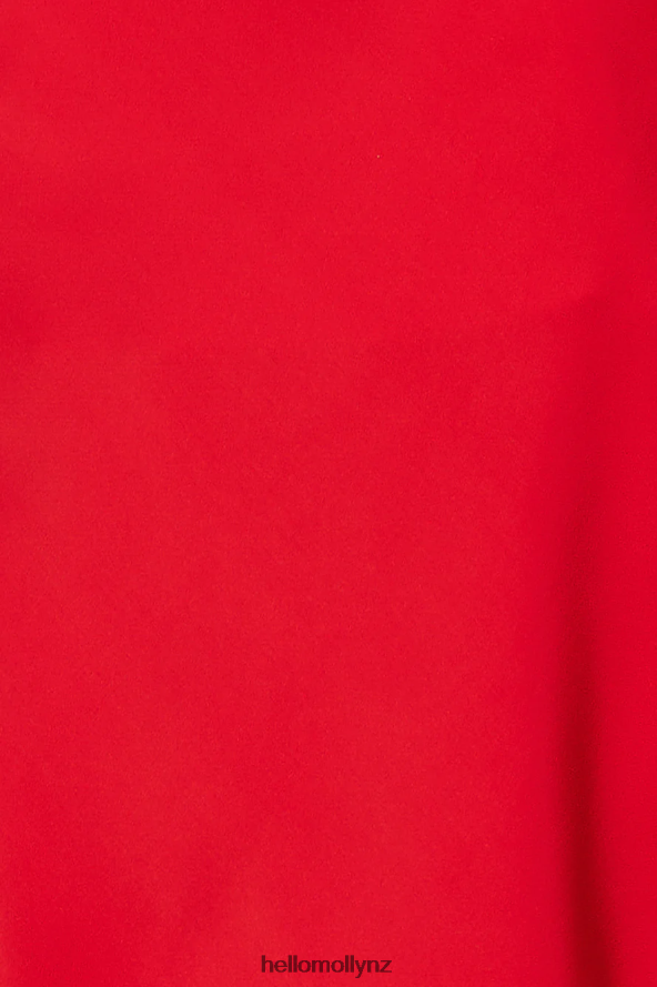 Hello Molly Impressive Style Satin Mini Dress Red PBN8861540 Clothing