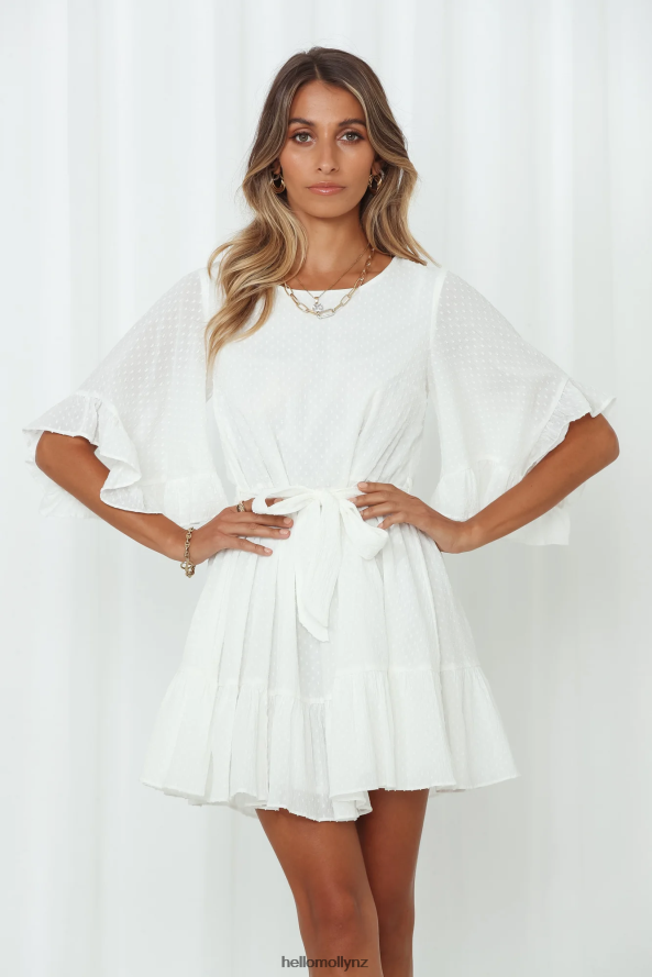 Hello Molly In The Fall Out Dress White PBN886104 Clothing