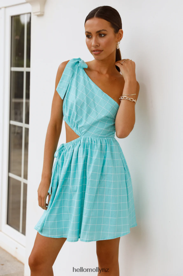 Hello Molly Into The Room Dress Aqua PBN8862650 Clothing
