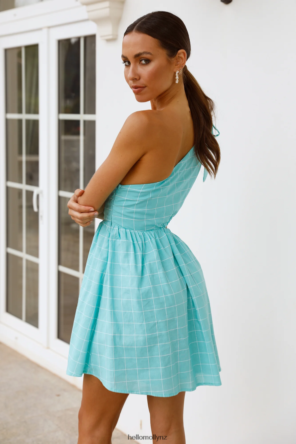 Hello Molly Into The Room Dress Aqua PBN8862650 Clothing